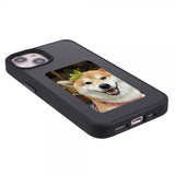 iPhone 13/iPhone 14 Deksel Innebygd skjerm E Ink Case Svart