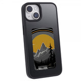 iPhone 13/iPhone 14 Deksel Innebygd skjerm E Ink Case Svart