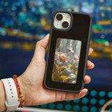iPhone 13/iPhone 14 Deksel Innebygd skjerm E Ink Case Svart