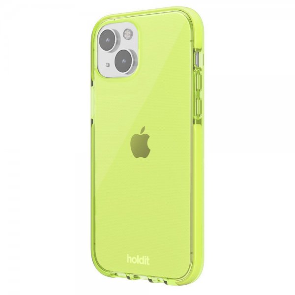 holdit iPhone 13/iPhone 14 Deksel Seethru Acid Green
