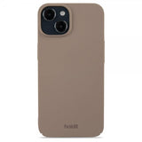 holdit iPhone 13/iPhone 14 Deksel Slim Case Mocha Brown