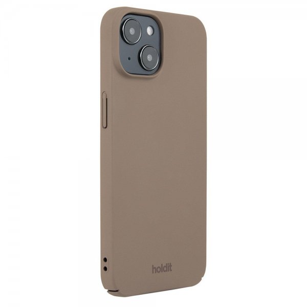 holdit iPhone 13/iPhone 14 Deksel Slim Case Mocha Brown
