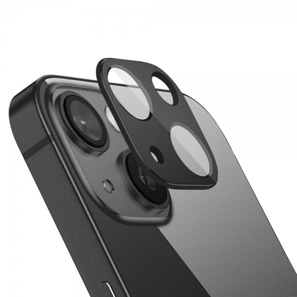 holdit iPhone 13/iPhone 13 Mini Kamerabeskytter i Herdet Glass Svart