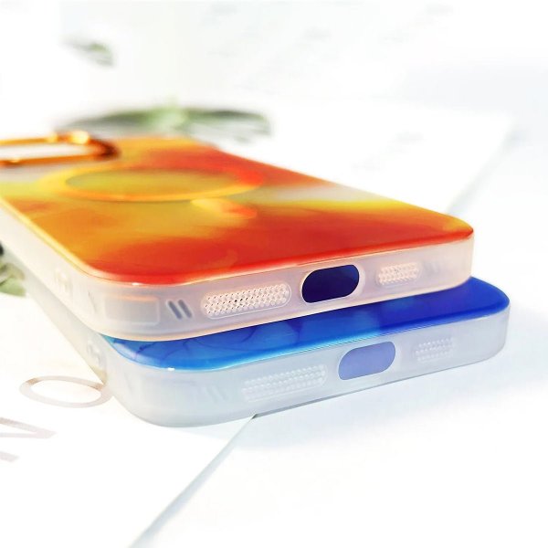 iPhone 13 Deksel Mønster Oransje