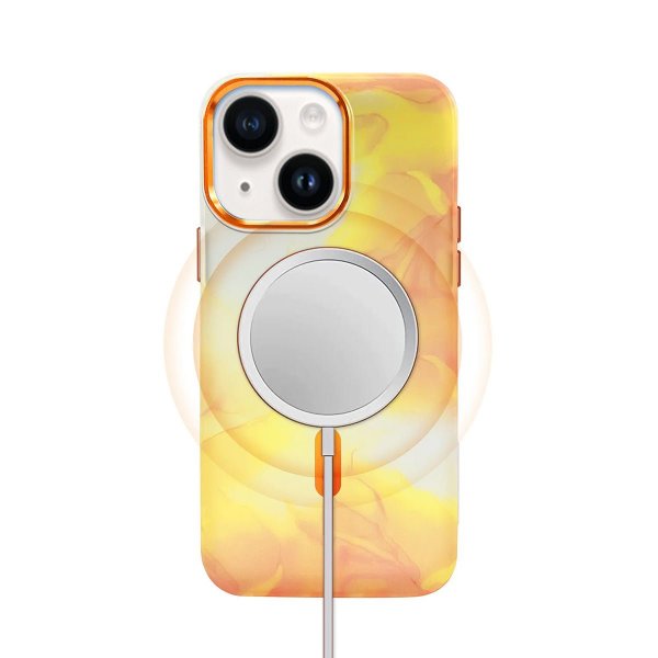 iPhone 13 Deksel Mønster Oransje