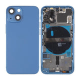 iPhone 13 Mini Bakside Komplett Med Smådeler - Blå