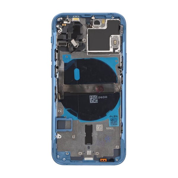 iPhone 13 Mini Bakside Komplett Med Smådeler - Blå