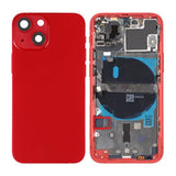 iPhone 13 Mini Bakside Komplett Med Smådeler - Rød