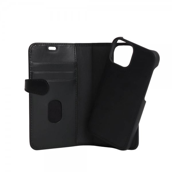 Buffalo iPhone 13 Mini Etui Buffalo Avtakbart Deksel Svart