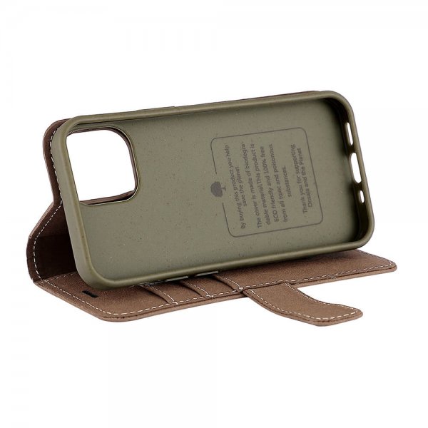 Onsala iPhone 13 Mini Etui ECO Wallet Brun