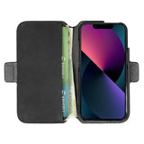 Krusell iPhone 13 Mini Etui Leather PhoneWallet Svart