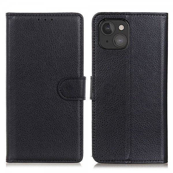 Nordic Covers iPhone 13 Mini Etui Litchi Raven Black