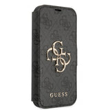 Guess iPhone 13 Mini Etui Metal Logo Grå