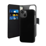 Puro iPhone 13 Mini Etui Wallet Detachable 2 in 1 Svart