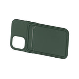 iPhone 13 Mini Deksel Kortholder Grønn