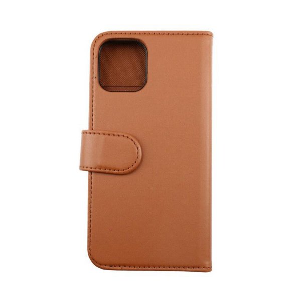 Rvelon iPhone 13 Mini Etui Utbrettbar Kortlomme Brun