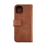 Rvelon iPhone 13 Mini Etui Ekte Skinn Brun