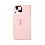 Rvelon iPhone 13 Mini Etui Ekte Skinn Rosa