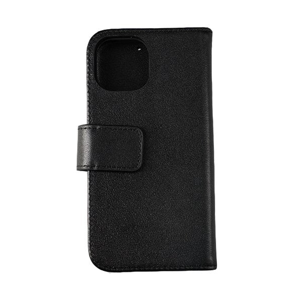 Rvelon iPhone 13 Mini Etui Ekte Skinn Svart