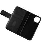 Rvelon iPhone 13 Mini Etui Ekte Skinn Svart