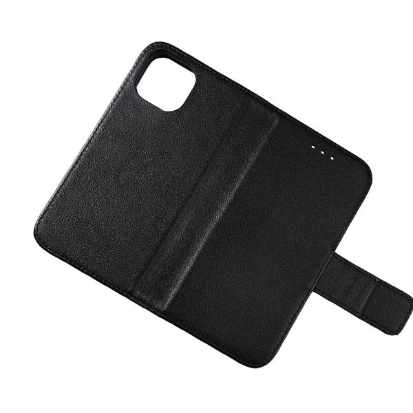 Rvelon iPhone 13 Mini Etui Ekte Skinn Svart