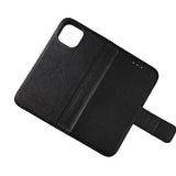 Rvelon iPhone 13 Mini Etui Ekte Skinn Svart