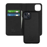 Rvelon iPhone 13 Mini Etui Detachable Wallet Case Svart