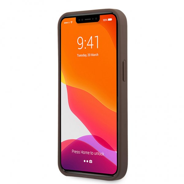 Guess iPhone 13 Mini Deksel Big Logo Brun