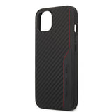 AMG iPhone 13 Mini Deksel Carbon Effect Stitching Svart