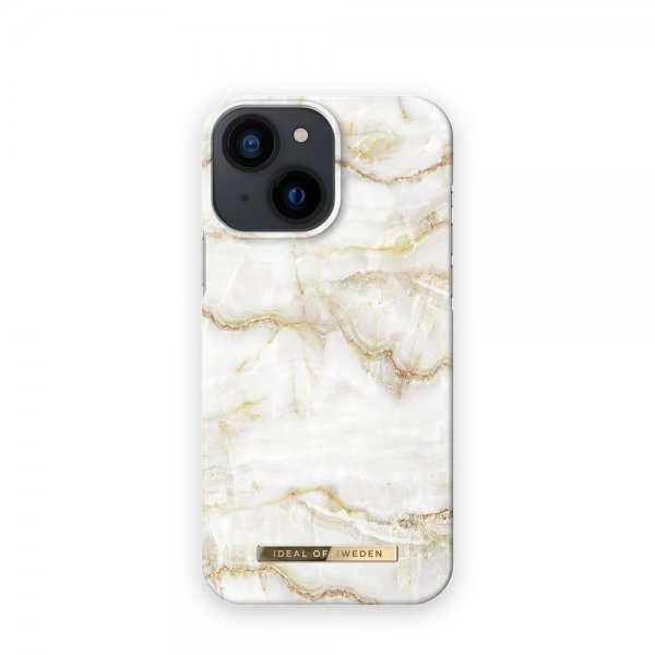 Ideal of Sweden iPhone 13 Mini Deksel Fashion Case Golden Pearl Marble