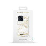 Ideal of Sweden iPhone 13 Mini Deksel Fashion Case Golden Pearl Marble