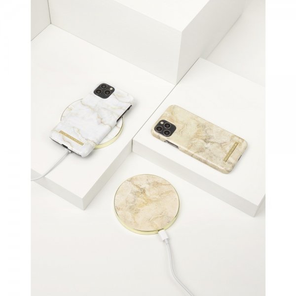 Ideal of Sweden iPhone 13 Mini Deksel Fashion Case Golden Pearl Marble