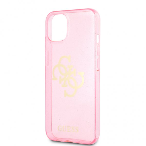 Guess iPhone 13 Mini Deksel Full Glitter Rosa