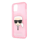Karl Lagerfeld iPhone 13 Mini Deksel Full Glitter Rosa
