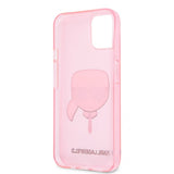 Karl Lagerfeld iPhone 13 Mini Deksel Full Glitter Rosa