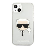 Karl Lagerfeld iPhone 13 Mini Deksel Full Glitter Sølv