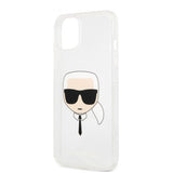 Karl Lagerfeld iPhone 13 Mini Deksel Full Glitter Sølv