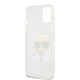 Karl Lagerfeld iPhone 13 Mini Deksel Full Glitter Sølv