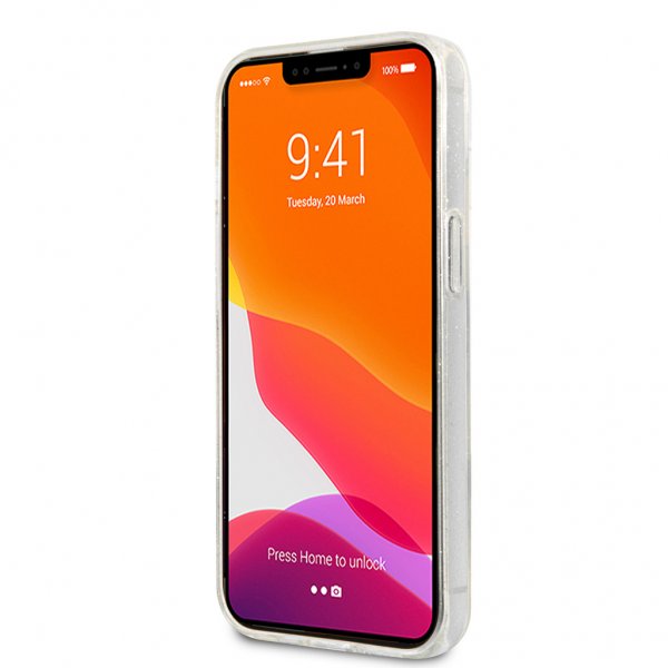 Guess iPhone 13 Mini Deksel Full Glitter Transparent