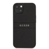 Guess iPhone 13 Mini Deksel Hot Stamp Metal Logo Svart