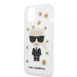 Karl Lagerfeld iPhone 13 Mini Deksel Iconic Flower Transparent