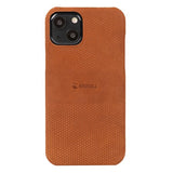 Krusell iPhone 13 Mini Deksel Leather Cover Cognac