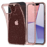 Spigen iPhone 13 Mini Deksel Liquid Crystal Glitter Rose Quartz