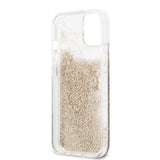 Guess iPhone 13 Mini Deksel Liquid Glitter Gull