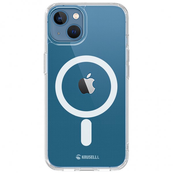 Krusell iPhone 13 Mini Deksel MagSafe Clear Cover Transparent