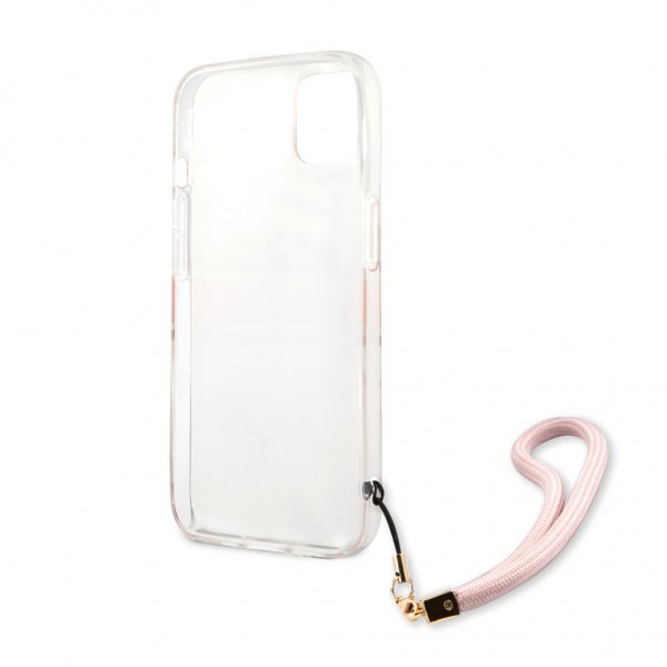 Guess iPhone 13 Mini Deksel Marble Design Stripe Rosa