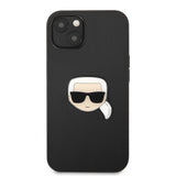 Karl Lagerfeld iPhone 13 Mini Deksel Metal Logo Svart
