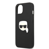 Karl Lagerfeld iPhone 13 Mini Deksel Metal Logo Svart