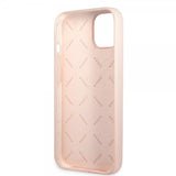 Guess iPhone 13 Mini Deksel Metal Triangle Rosa