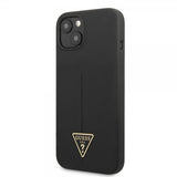 Guess iPhone 13 Mini Deksel Metal Triangle Svart